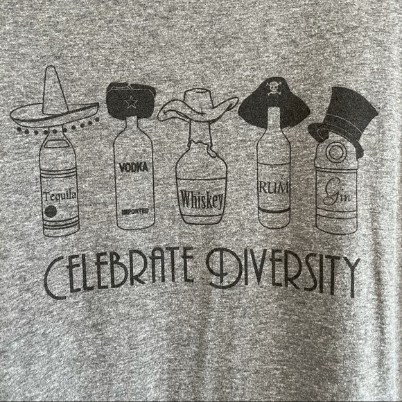 BOXLUNCH Funny Liquor Bottle Shirt - Picture 2 of 3